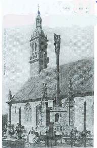 Eglise de Kergoat et calvaire