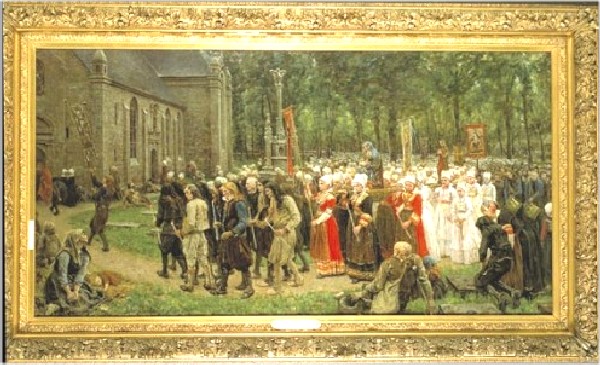 Le Pardon de Notre-Dame de Kergoat par Jules Breton (1891) - Cliquer pour le voir en grand